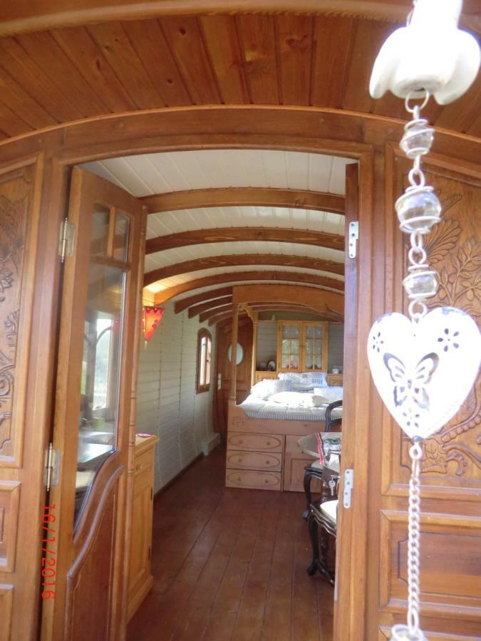 Bed and Breakfast Roulotte La Souleillade Saint-Sernin  Экстерьер фото